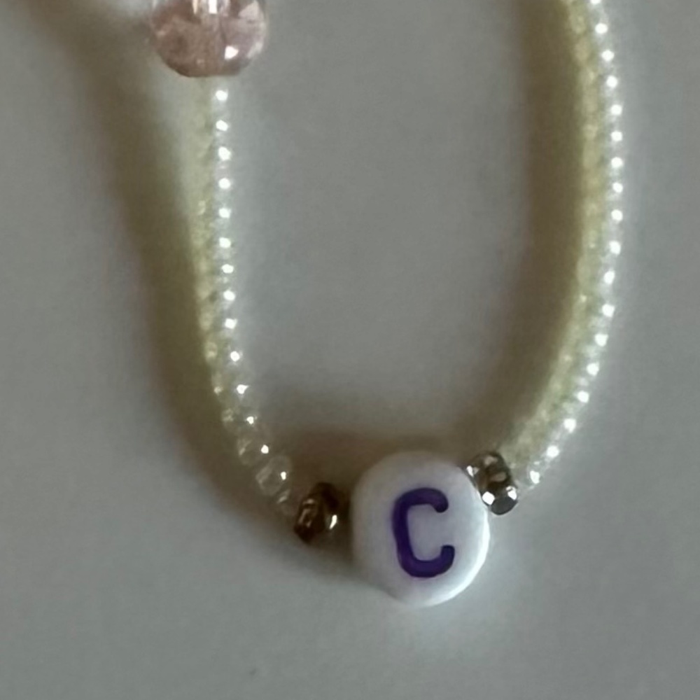 Jewelry:  C necklace